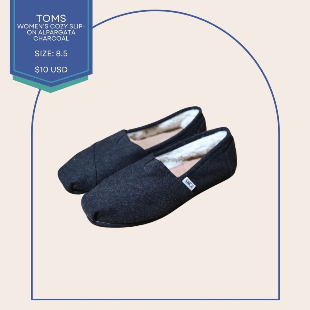 TOMS faux fur-lined alpargatas